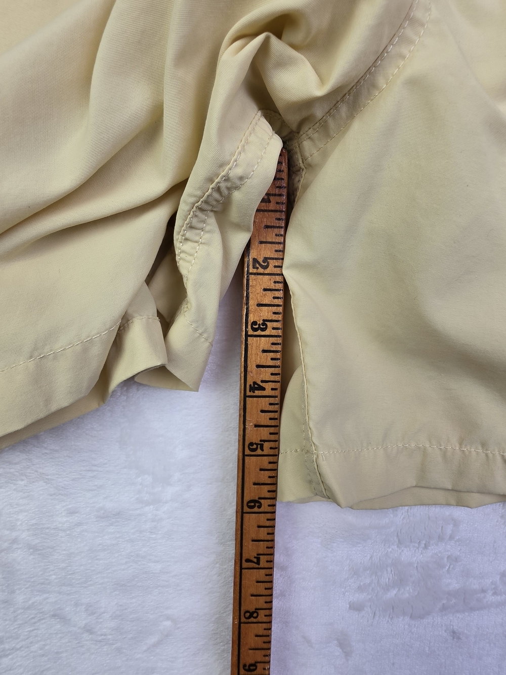 Polo Ralph Lauren Men's Swim Trunks Size L Yellow Nylon Elastic Waist Pony Logo - Picture 11 of 15